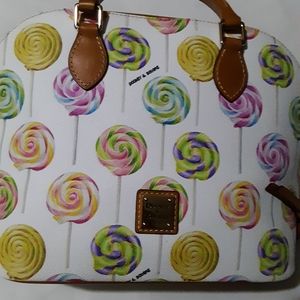 Dooney&Bourke ZipZip Satchel in lollipop